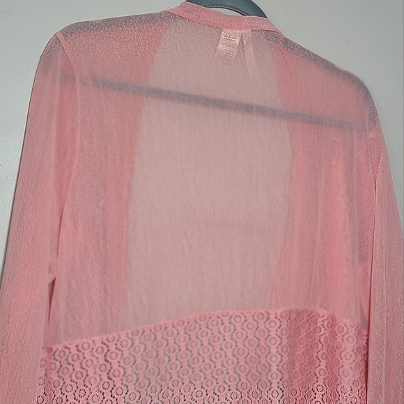 FORGOTTEN GRACE WOMENS SIZE 1X LONG CARDIGAN KIMONO TOP - Picture 11 of 11